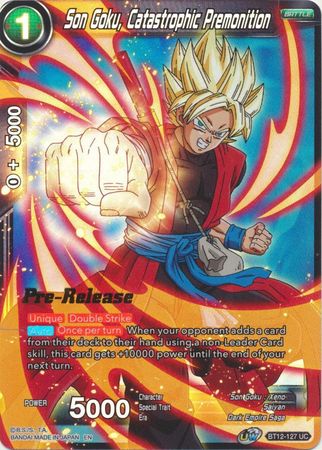 Son Goku, Catastrophic Premonition (BT12-127) [Vicious Rejuvenation Prerelease Promos]