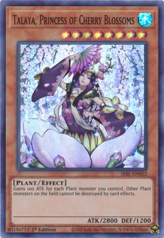 Talaya, Princess of Cherry Blossoms [SESL-EN052] Super Rare