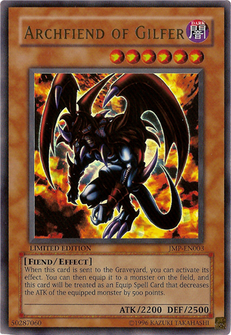 Archfiend of Gilfer [JMP-EN003] Ultra Rare