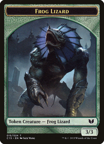 Frog Lizard Token [Commander 2015 Tokens]