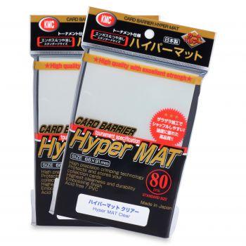 Standard Hyper Mat Sleeves Clear x80