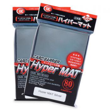 Standard Hyper Mat Sleeves Silver x80