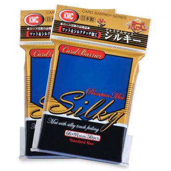 KMC Standard Silky Sleeves Blue x50