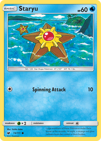 Staryu (15/111) [Sun & Moon: Crimson Invasion]