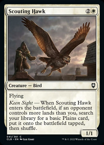 Scouting Hawk [Commander Legends: Battle for Baldur's Gate]