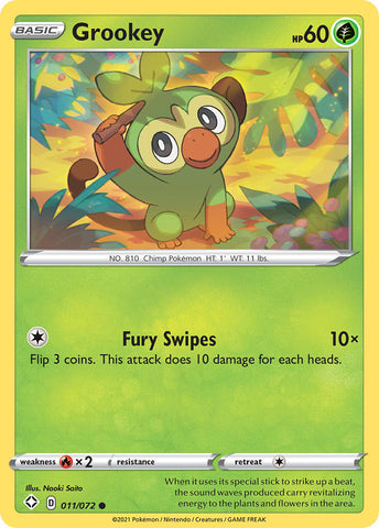 Grookey (011/072) [Sword & Shield: Shining Fates]