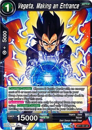 Vegeta, Making an Entrance (BT7-101) [Assault of the Saiyans]