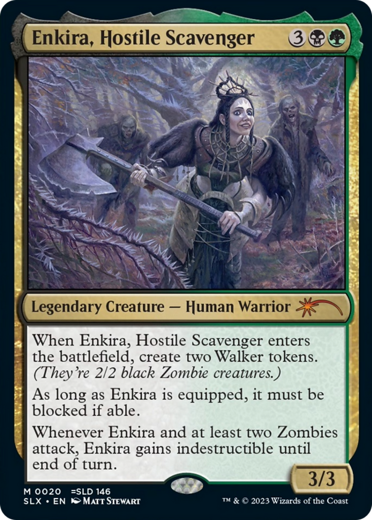 Enkira, Hostile Scavenger [Secret Lair: Universes Within]