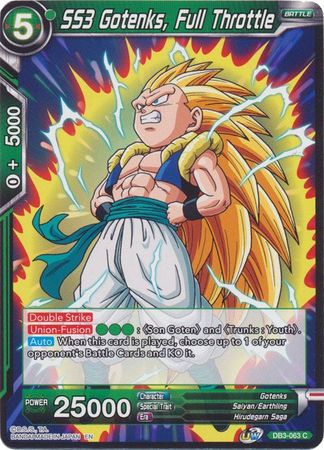 SS3 Gotenks, Full Throttle (DB3-063) [Giant Force]