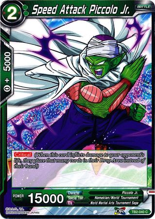 Speed Attack Piccolo Jr. (TB2-040) [World Martial Arts Tournament]