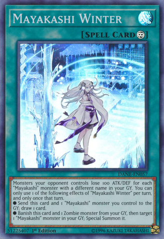 Mayakashi Winter [DANE-EN057] Super Rare