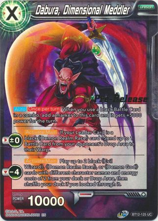 Dabura, Dimensional Meddler (BT12-125) [Vicious Rejuvenation Prerelease Promos]