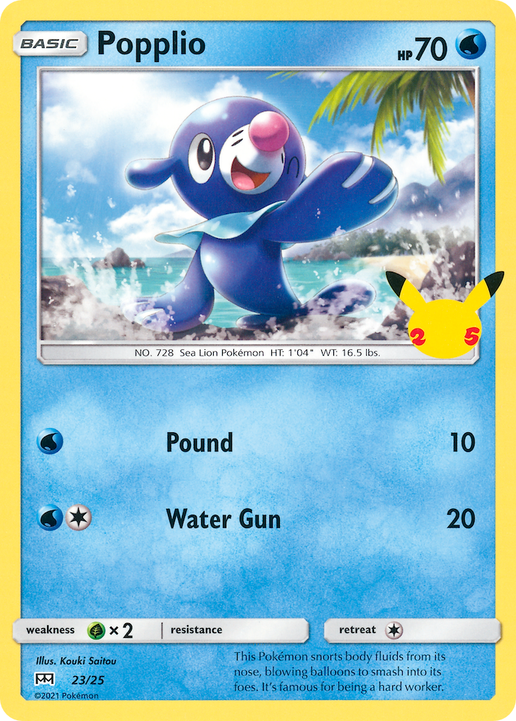 Popplio (23/25) [McDonald's 25th Anniversary]