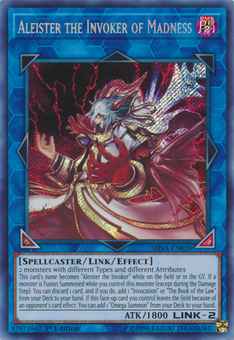 Aleister the Invoker of Madness [SHVA-EN020] Secret Rare