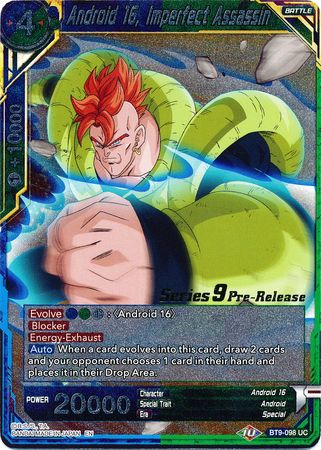 Android 16, Imperfect Assassin (BT9-098) [Universal Onslaught Prerelease Promos]