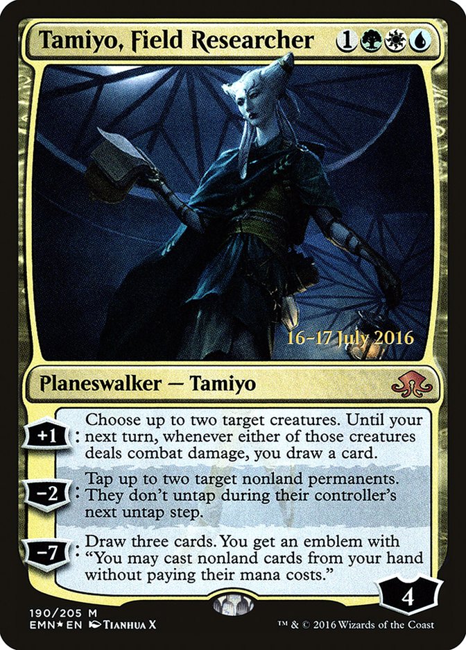 Tamiyo Field Researcher 1x FOIL EMN MTG Eldritch Moon Mythic MINT green white blue Tamiyo Field Researcher 1x FOIL EMN MTG Eldritch Moon Mythic MINT green white blue