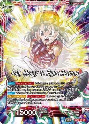 Pan // Pan, Ready to Fight Returns (SD17-01) [Dawn of the Z-Legends]