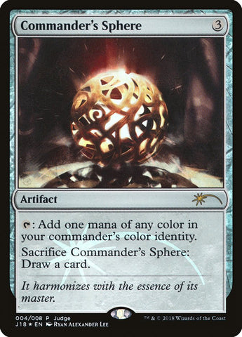 Commander's Sphere [Judge Gift Cards 2018]