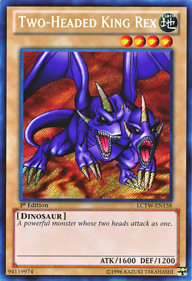 Two-Headed King Rex [LCYW-EN158] Secret Rare