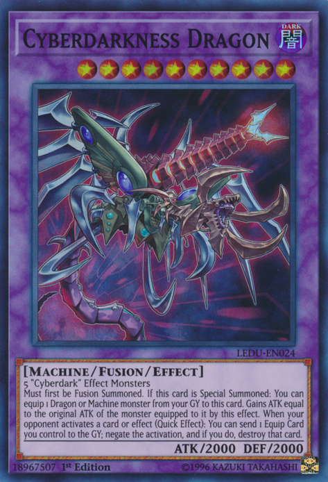 Cyberdarkness Dragon [LEDU-EN024] Super Rare