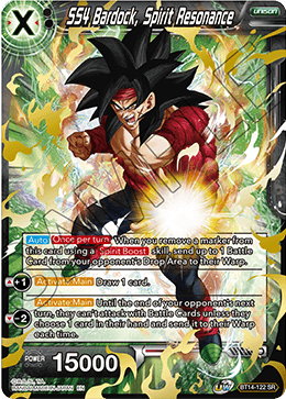 SS4 Bardock, Spirit Resonance (BT14-122) [Cross Spirits]