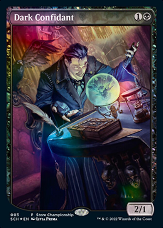 Dark Confidant (Extended Art) [Store Championships 2022]