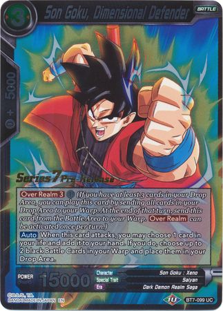 Son Goku, Dimensional Defender (BT7-099_PR) [Assault of the Saiyans Prerelease Promos]