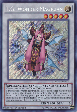 tg yugioh cards T.G. Wonder Magician [LC5D-EN213] Secret Rare