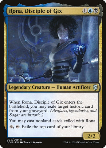 Rona, Disciple of Gix [Dominaria]