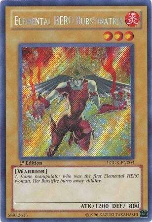 Elemental HERO Burstinatrix [LCGX-EN004] Secret Rare