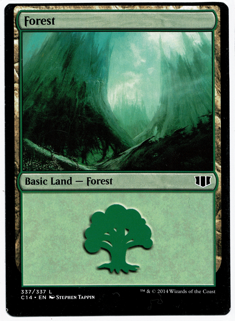 Forest (337) [Commander 2014] MISCUT