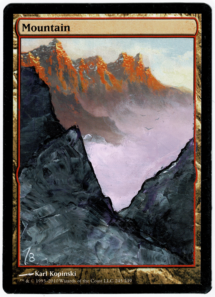 Mountain (245) [Magic 2011] ALTERED