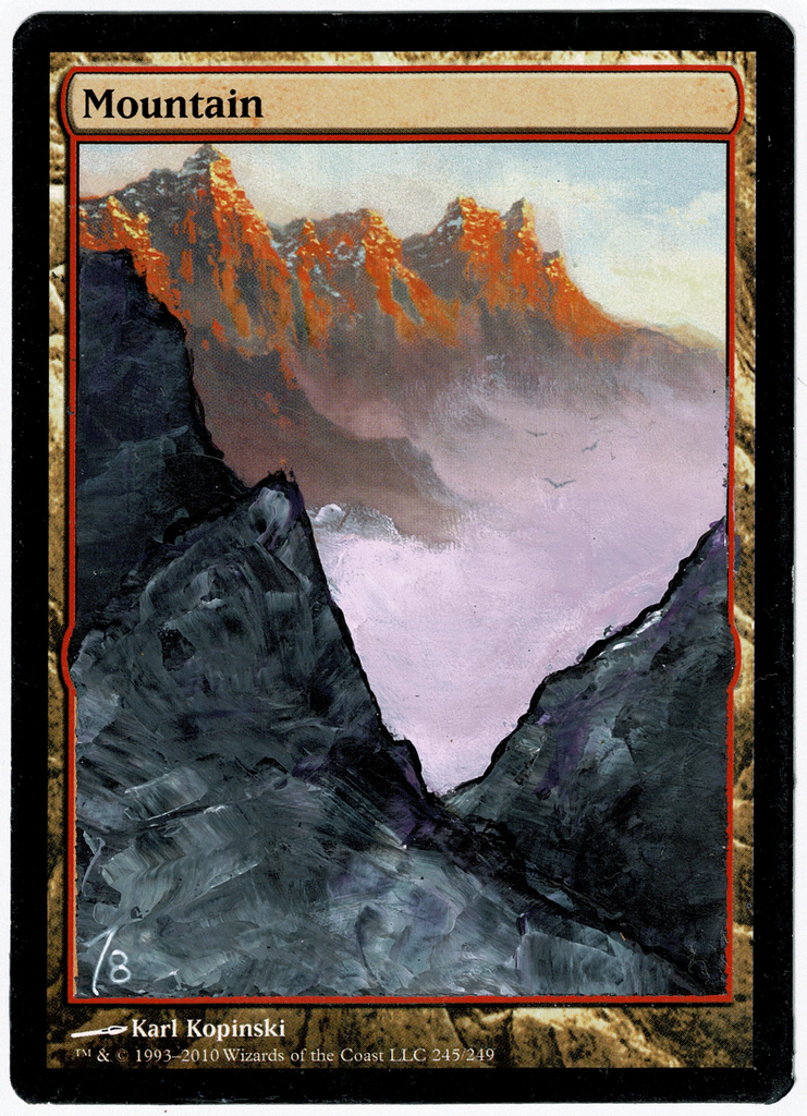 Mountain (245) [Magic 2011] ALTERED