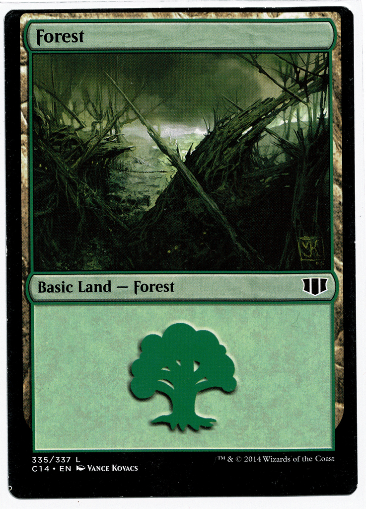 Forest (335) [Commander 2014] MISCUT