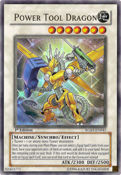 yugioh power of the dragon deck Power Tool Dragon [RGBT-EN042] Ultra Rare