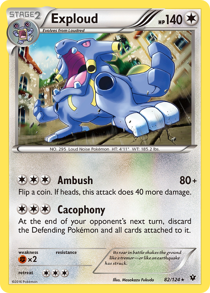 Exploud (82/124) [XY: Fates Collide]