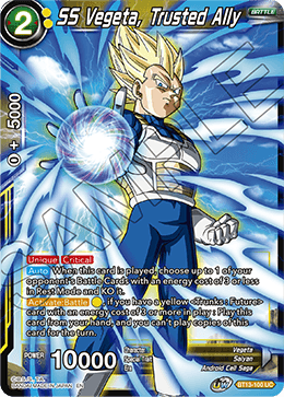 SS Vegeta, Trusted Ally (Uncommon) (BT13-100) [Supreme Rivalry]