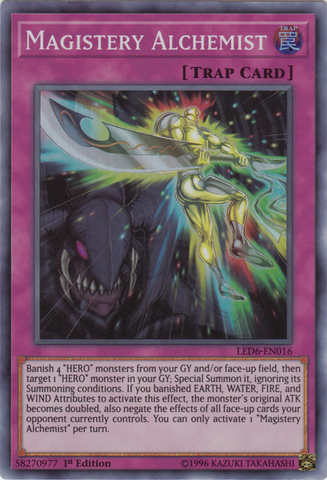 Magistery Alchemist [LED6-EN016] Super Rare