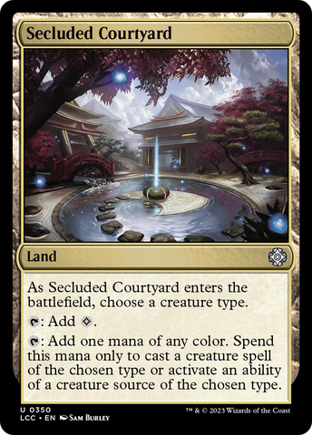 Secluded Courtyard [The Lost Caverns of Ixalan Commander]
