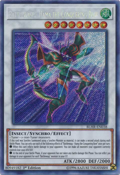 Battlewasp - Hama the Conquering Bow [BLHR-EN038] Secret Rare