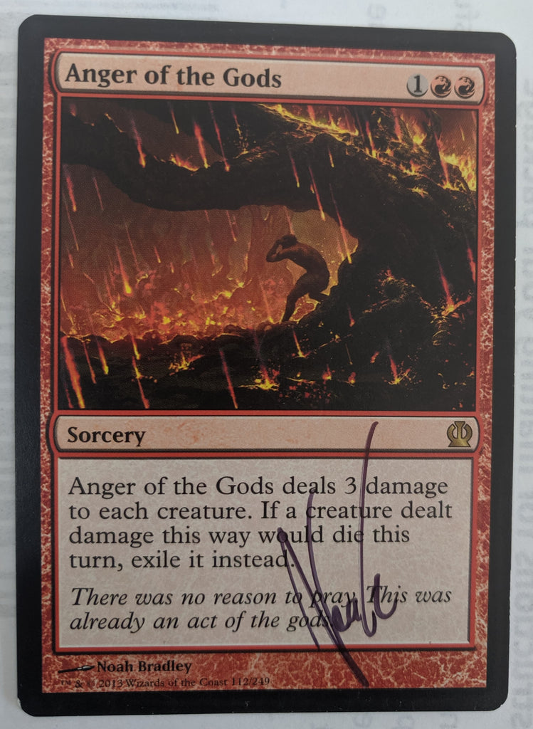 Anger of the Gods [LP SIGNED Theros]