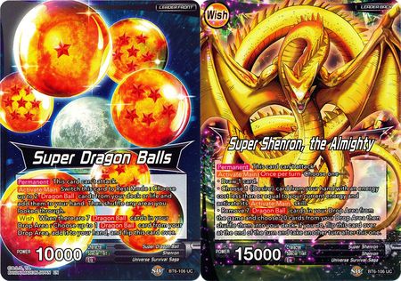 dragon ball super card game shenron Super Dragon Balls // Super Shenron, the Almighty (BT6-106) [Destroyer