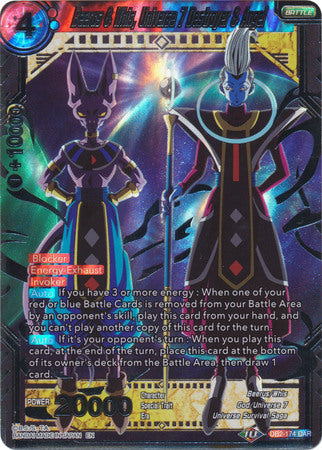 Beerus & Whis, Universe 7 Destroyer & Angel (DB2-174) [Divine Multiverse]