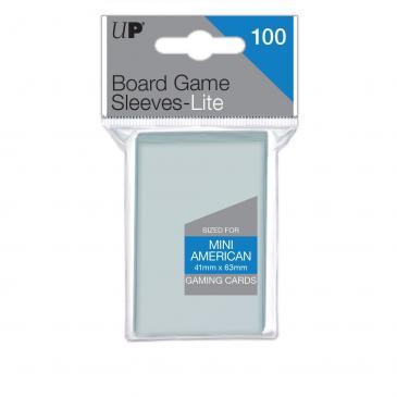 Ultra Pro 41mm x 63mm Lite Mini American Board Game Sleeves x100
