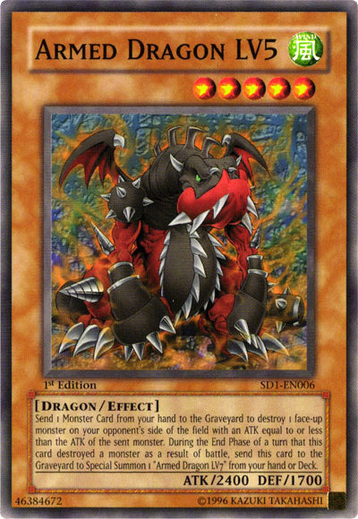 Armed Dragon LV5 [SD1-EN006] Common