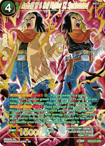 Android 17 & Hell Fighter 17, Synchronized (SPR) (BT20-077) [Power Absorbed]