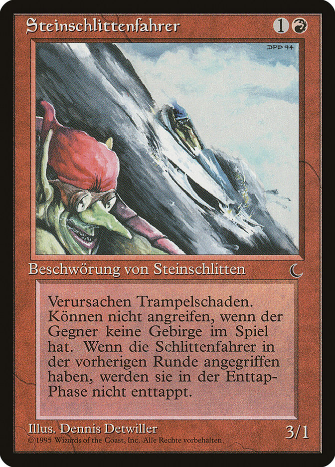 Goblin Rock Sled (German) - 