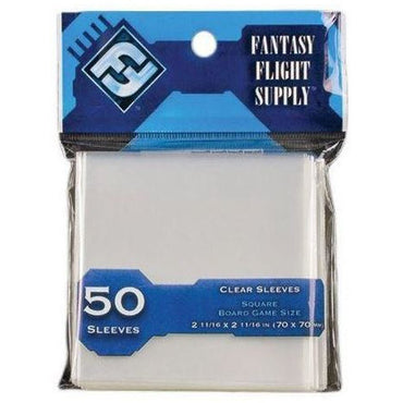 FFG Blue 70mm x 70mm Board Game Sleeves x50