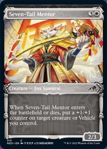 Seven-Tail Mentor (Showcase Samurai) [Kamigawa: Neon Dynasty]