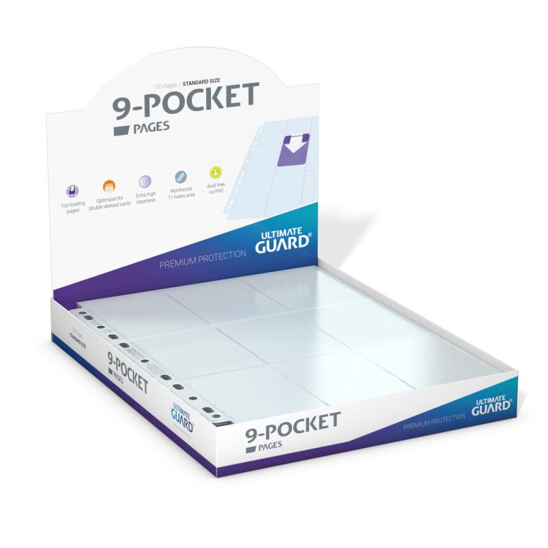 Ultimate Guard 9-Pocket Pages Clear x100